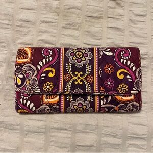 Vera Bradley Purple Floral Wallet